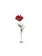 Decorative Flower Base Poppy Paper Iron Red Ø30 X 50 X H200 Cm Hintsdeco