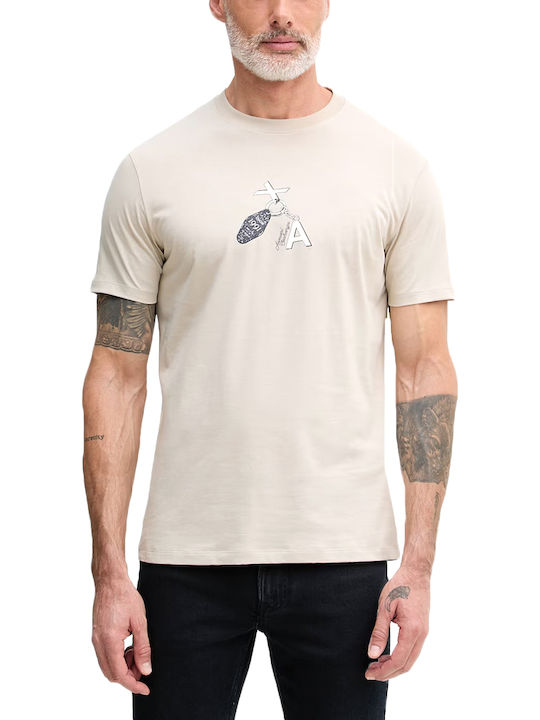 T-shirt Black-Beige