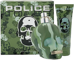 Set Police To Be Camouflage Eau De Toilette Men 75 Ml + To Be Camouflage Hydrating Body Lotion 100 Ml Set Police To Be Camouflage Eau De Toilette Men 75 Ml + To Be Camouflage Hydrating Body Lotion 100 Ml