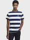 Herrenblusen Kurzarm T-Shirt Marineblau