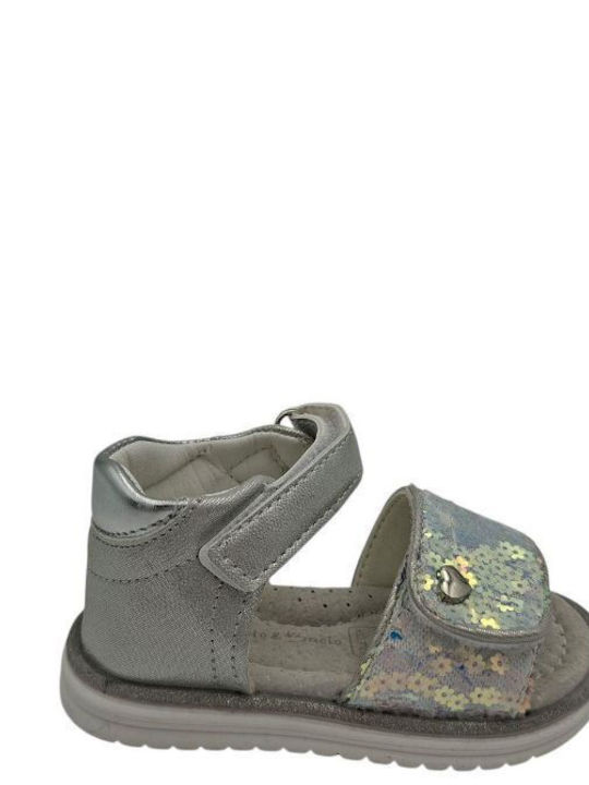 Bacio & Bacio Kindersandalen Silber