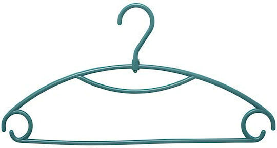 5Five Plastic Green Clothes Hanger for Pants 105385 8 Pieces