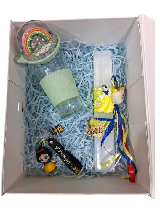 Easter Candle Disney Princess with Glass Flask Box Various Designs