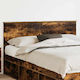 vidaXL Wooden Brown Bed Headboard 153x90cm