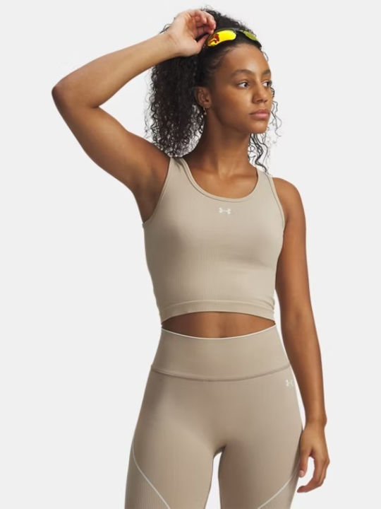 Under Armour Vanish Seamless Μπλούζα City Khaki/summit White