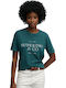 Women's Blouse Dark Pine Green