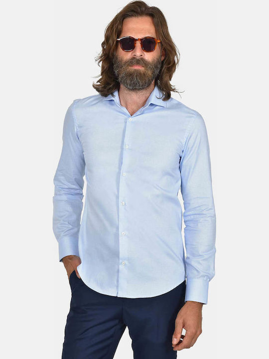 Berto Lucci Long Sleeve Shirt in Regular Fit Li...