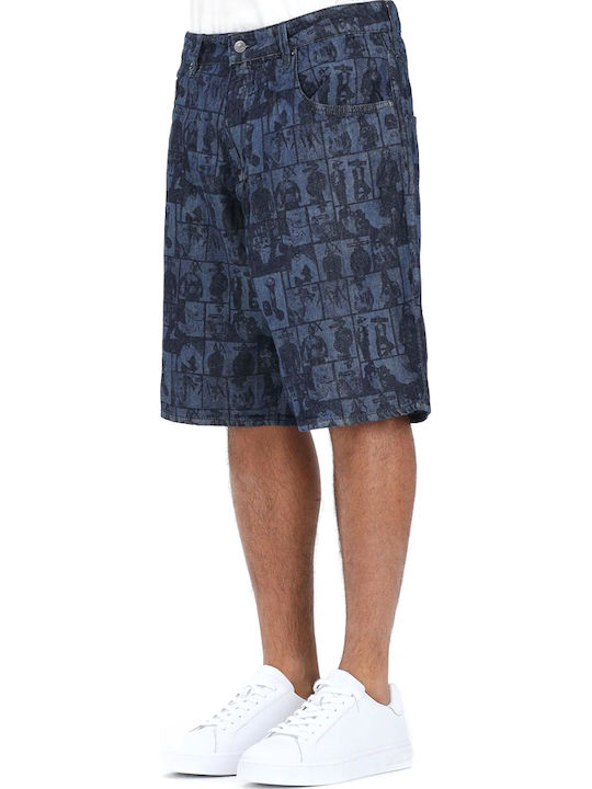 Men's Denim Blue Shorts