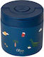 Citron Kids Water Bottle Dinosaur Blue 350ml