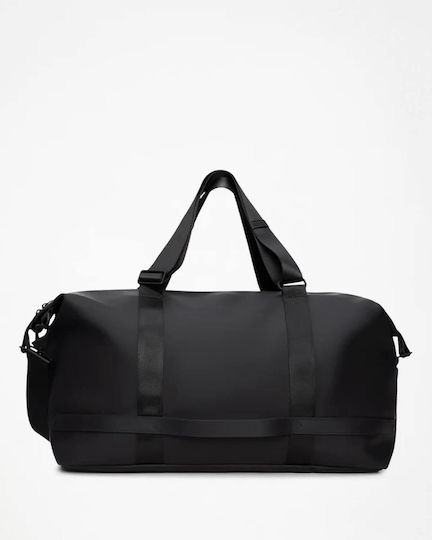 Rains Weekend Bag W3 Sack Voyage Black Fabric M50xW22xH28cm