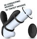 Crushious G-Spot Vibrator With Remote Control Black