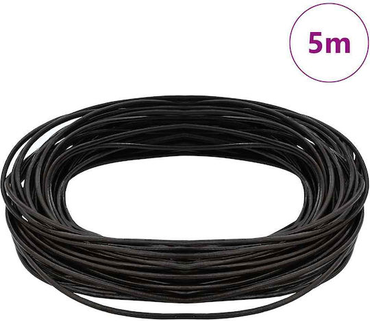 Vidaxl Dark Brown Leather Cord Ø1.5 mm X 5 m Leather