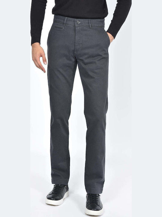 Men's Trousers Chinos Elastic Regular Fit Grey