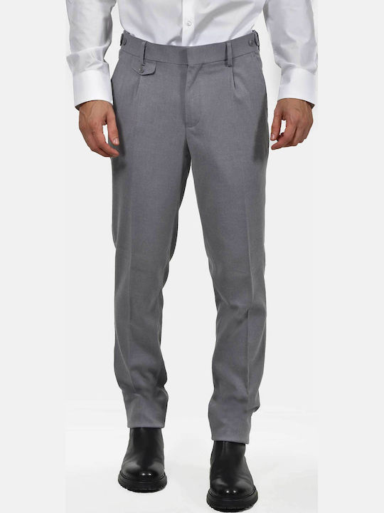 Berto Lucci Men's Trousers Elastic Slim Fit Lig...