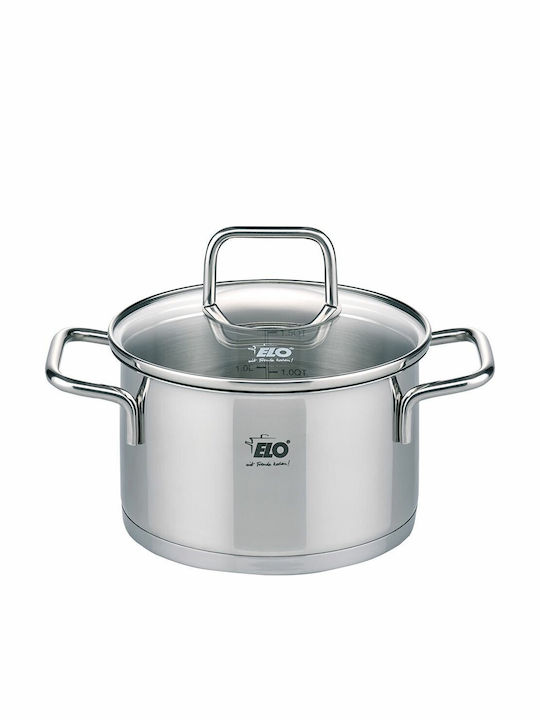 ELO Deep Stainless Steel Pot 1.2lt 14cm