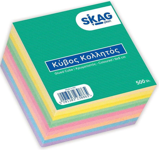 Skag Χαρτάκια Σημειώσεων σε Κύβο 500 Φύλλων 9x9εκ.