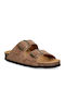 Noelle Leather Women's Anatomic Brown Sandals