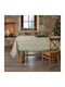 Phos & Gaia Christmas Tablecloth Fabric Stain Resistant Flowers & Branches 250x155cm