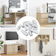 vidaXL Metallic Shelf Bracket In Silver Colour 7x16mm 864606