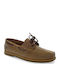 Navigator Leather Men's Moccasins in Brown Colour