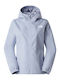Women's Hiking Jacket Waterproof and Windproof Light Blue