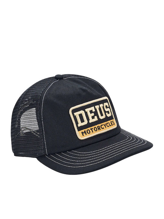 Deus Ex Machina 'malden' Trucker Jockey Men's D261mha338-099 099 Black