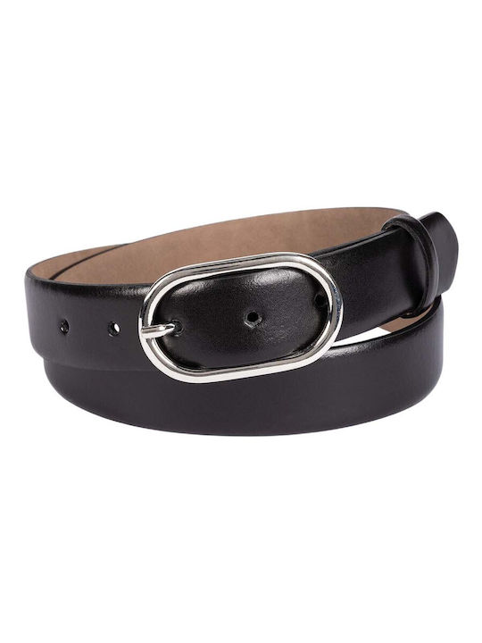 MORE & MORE Damen Gürtel Aus Leder Schwarz