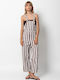 Damen Jumpsuit Braun