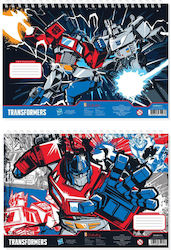 Μπλοκ Ζωγραφ Transformers Α4 30φυλ 2σχ