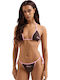 Set Bikini Triangle Brown