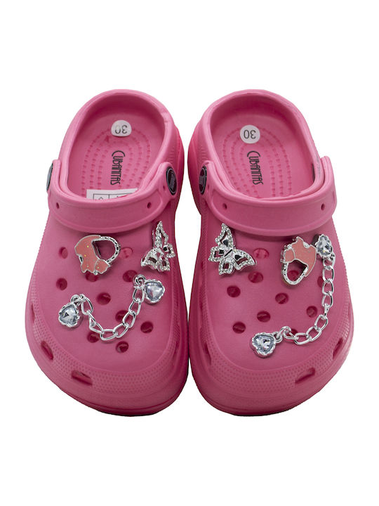 Cubanitas Kids Beach Clogs Pink