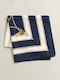 Gant Women's Silk Scarf Navy Blue
