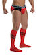 Mister B Urban Sexy Men's Red Socks