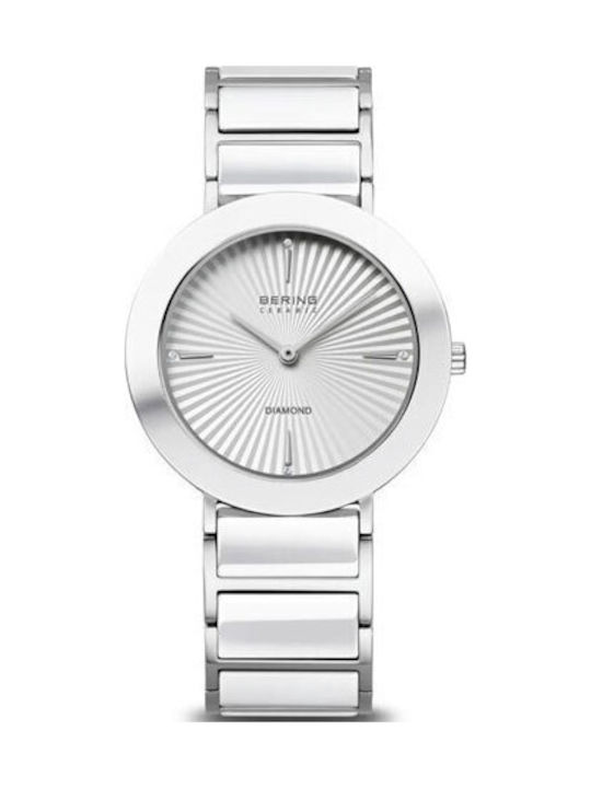 Bering Time Women's Watch 35mm Battery with Silver Metal Bracelet