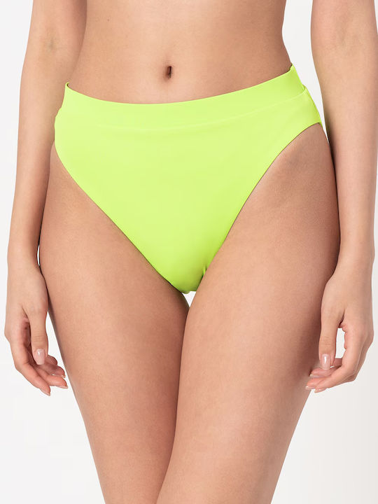 Nike Bikini Slip Ψηλόμεσο Πράσινο Ανοιχτό