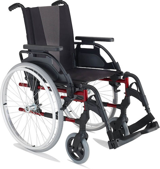 Sunrise Medical Breezy Style Standard Инвалидна Количка 24" Сгъваема 443415 Червена