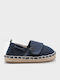 Kids Espadrilles with Hoop & Loop Closure Navy Blue