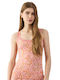 Fimelle Elegance Rosa Damen T-Shirts mit Spaghetti-Träger