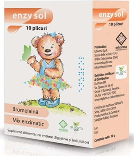 Dr Marcus Enzysol Alte Suplimente Alimentare 50ml 10 Plicuri Aromă Ananas