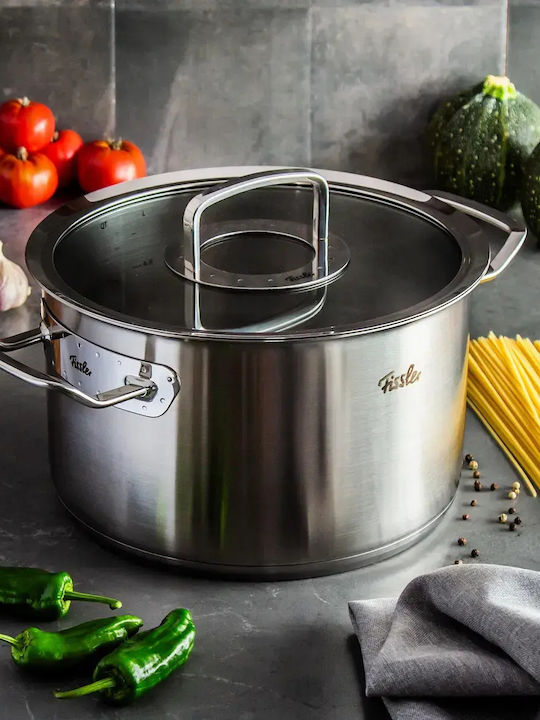 Fissler Profi Collection Ανοξείδωτη Κατσαρόλα Μαρμίτα 6.3lt /