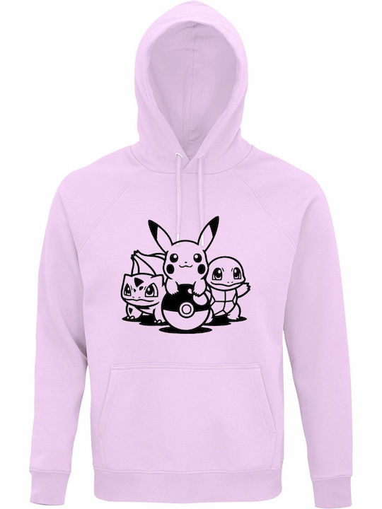 Блуза С Качулка Органичен Памук Унисекс Pokemon...