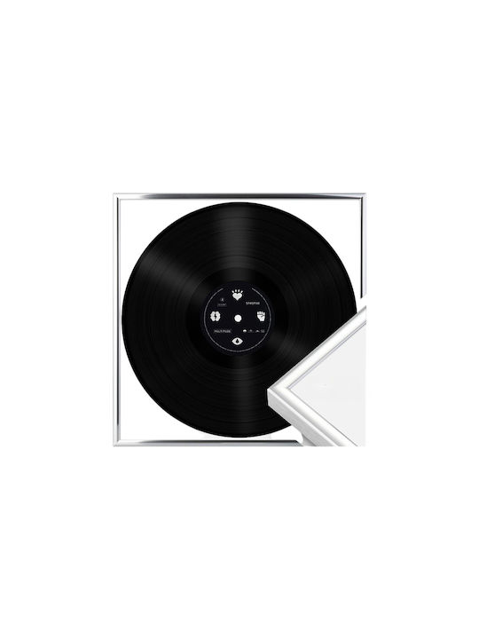 Avizar Rama Foto Din Aluminiu Pentru Montare Pe Perete 12.5 Inch Cadru De Expunere Pentru Vinil 33 Rpm Gri