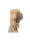 Zeller Wandhalterung 12 Haken Braune 25,5x3,5cm