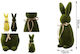 Easter Decoration Felt Bunny 30 cm 2 Colors 1 Piece