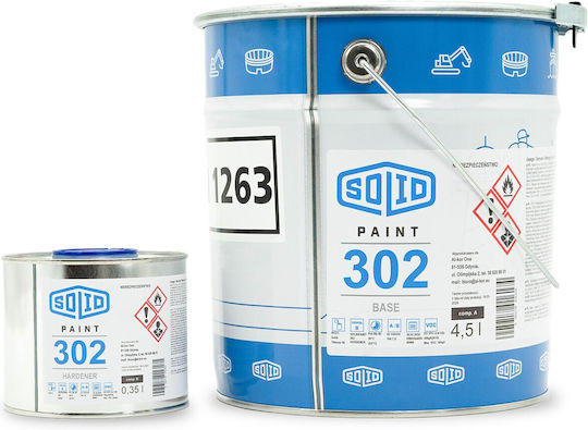 Solidpaint 302 Rustproof Paint Anti-corrosion Metal Roof Iron 4.85 L Ral 7043