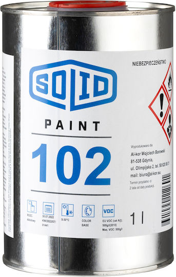 Solidpaint 102 Rustproof Paint Anti-corrosion Metal Iron 1 L Ral 9005