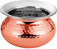 Oală Punjabi Handi Relief Culinaro D12.5xh9cm 650ml Oțel Inoxidabil Strat De Cupru