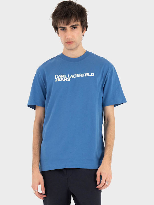 Karl Lagerfeld T-shirt Γαλάζιο
