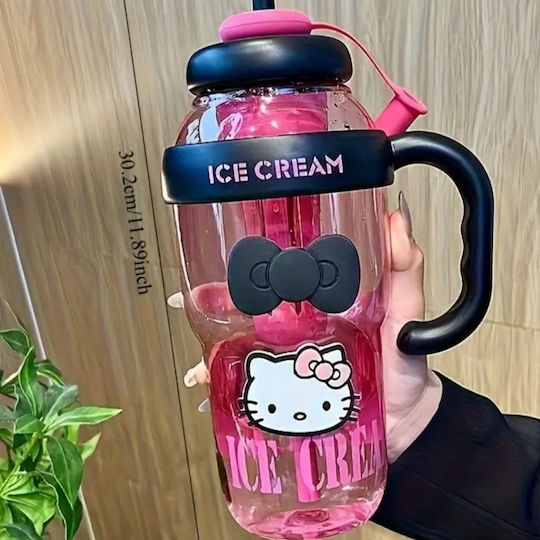 ShuShu Παιδικό Παγούρι Hello Kitty Φούξια