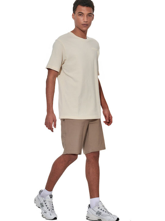 Body Action Athletic T-shirt Beige